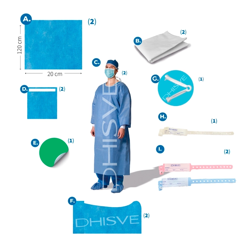 PAQUETE QUIRÚRGICO PARA PARTO, ESTÉRIL