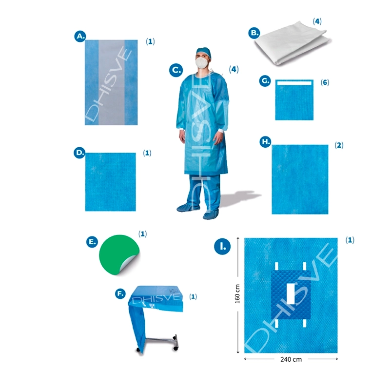 PAQUETE QUIRÚRGICO PARA LAPAROTOMÍA, ESTÉRIL