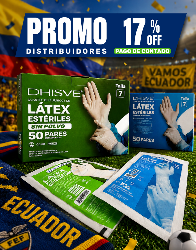 Promo distribuidores Guantes de Látex Estériles