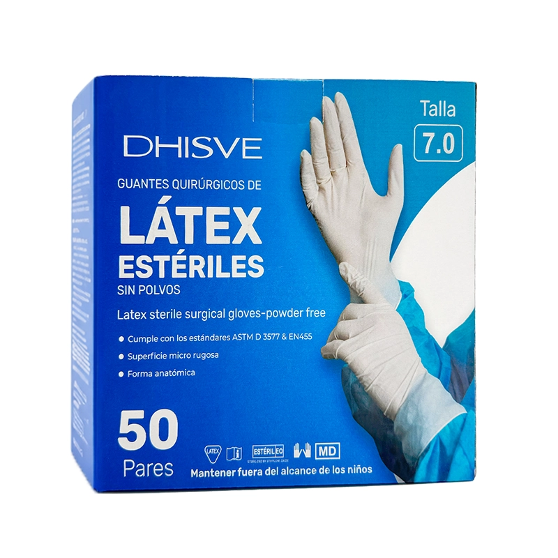Guantes quirúrgicos de látex estériles (con polvo)