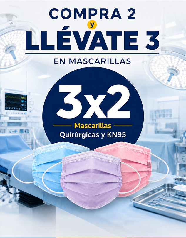 Promo 3×2 en mascarillas DHISVE