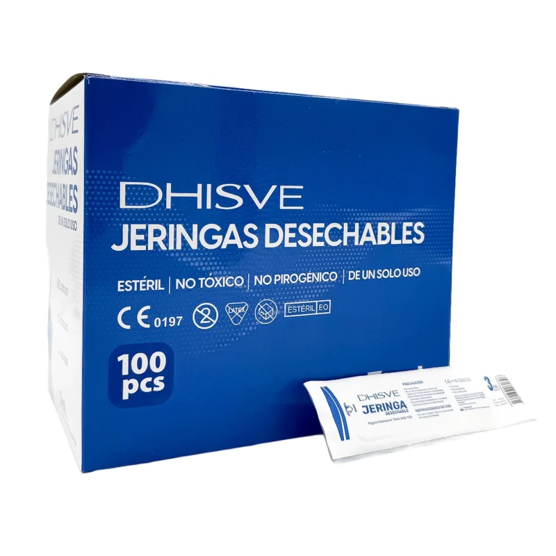 Jeringa 3ml Luer Lock con Aguja 23G x 1" Estéril