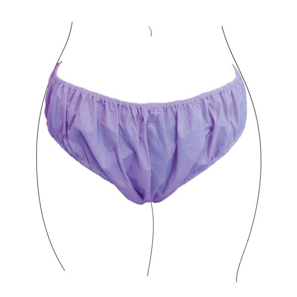 Calzón descartable morado