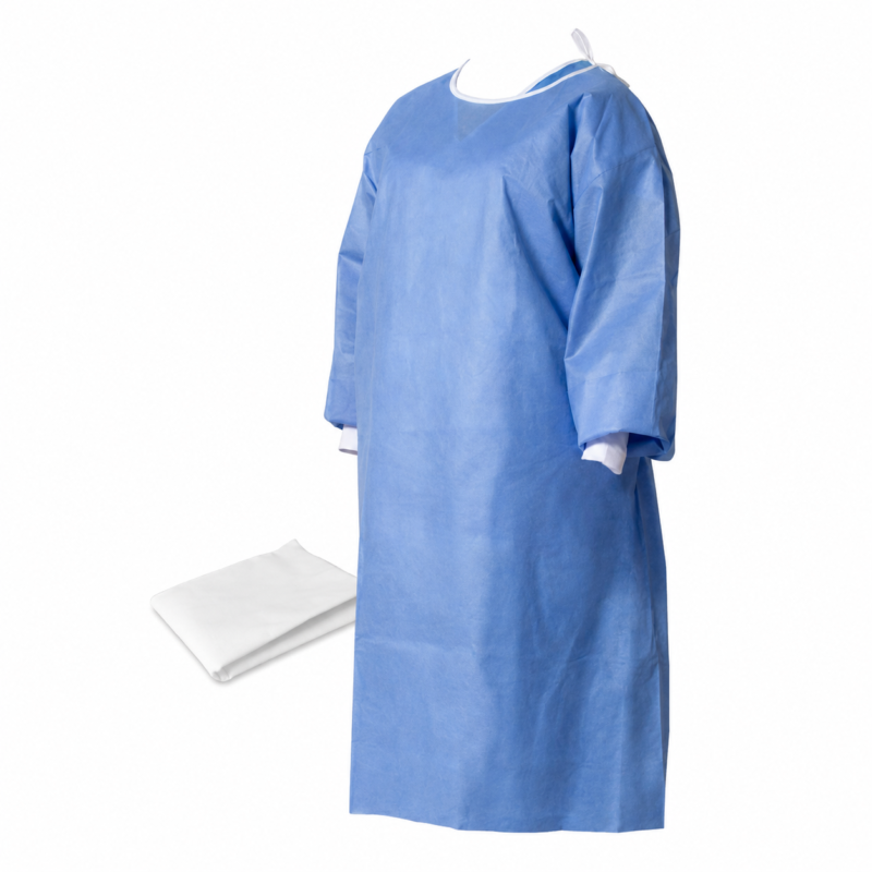 Kit Bata quirúrgica con toalla absorbente